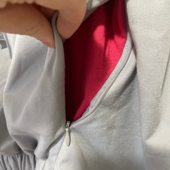 Fabletics Gray Sweatshirt with Mock Neck - Picture 2 of 5